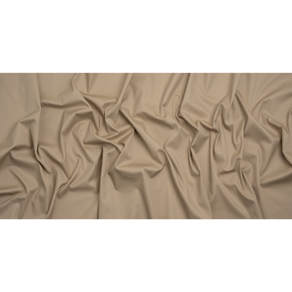 Stretch Cotton Twill - Hummus Beige - Deadstock
