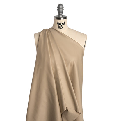 Stretch Cotton Twill - Hummus Beige - Deadstock