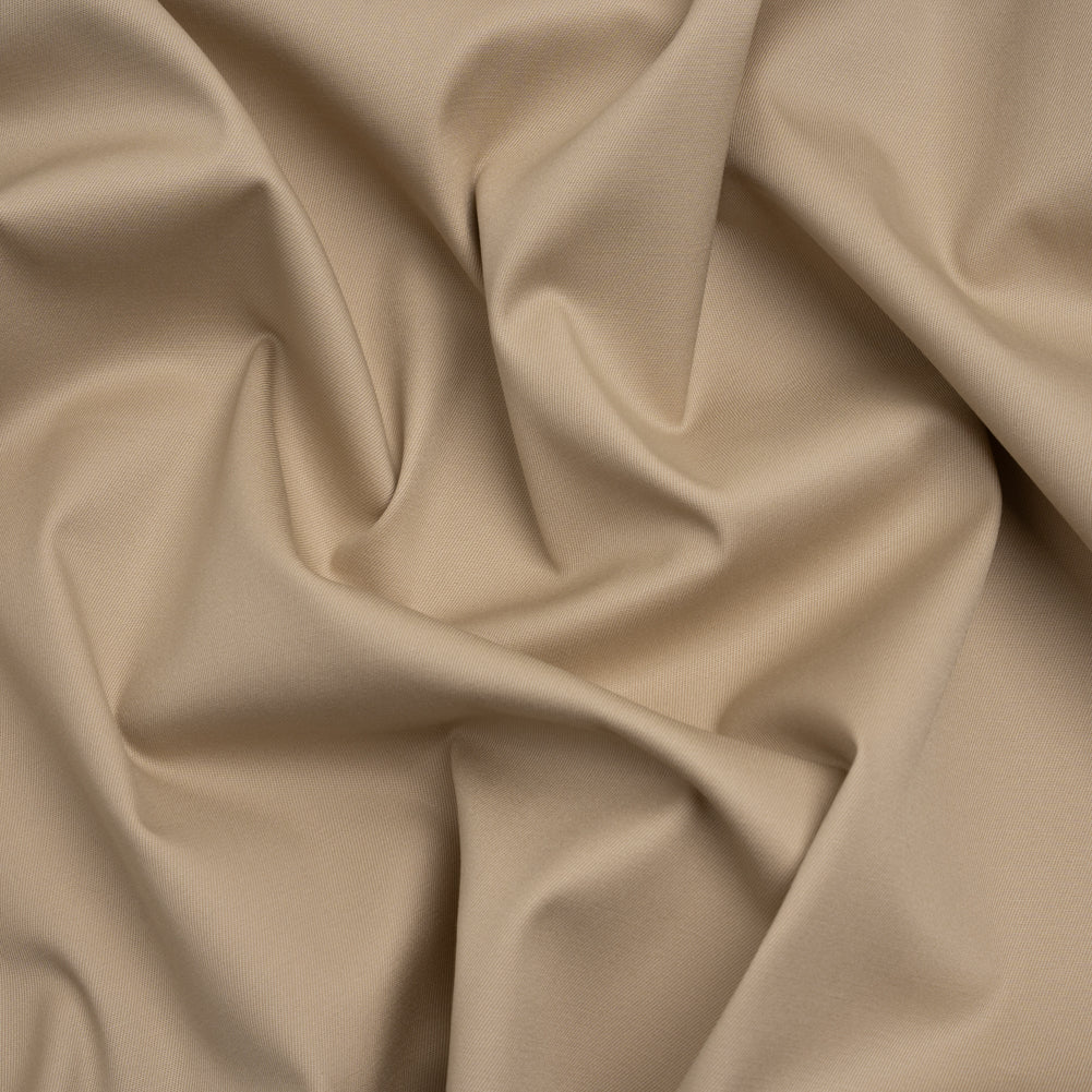 Stretch Cotton Twill - Hummus Beige - Deadstock