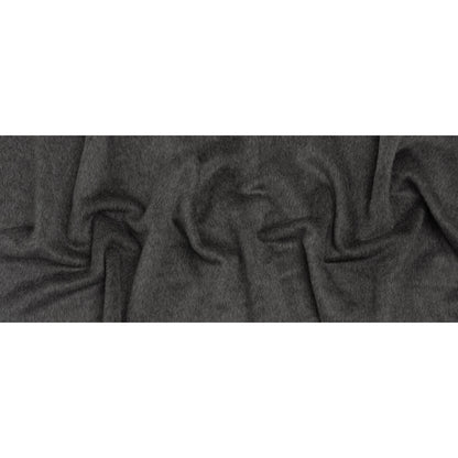 Alpaca Wool Coating Single Face - Charcoal