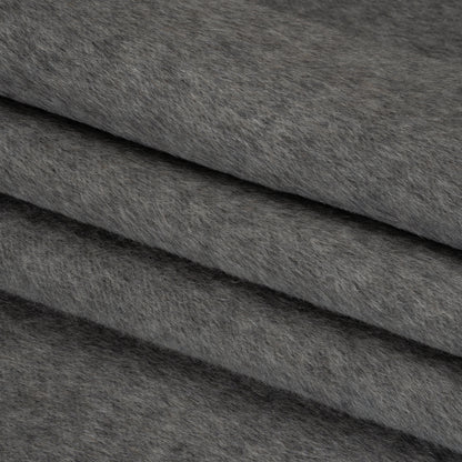 Alpaca Wool Coating Double Face - Medium Gray