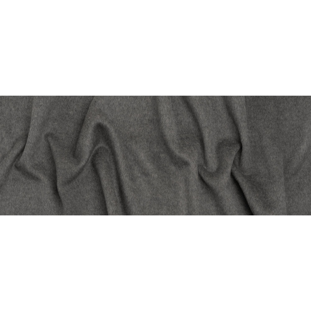 Alpaca Wool Coating Double Face - Medium Gray