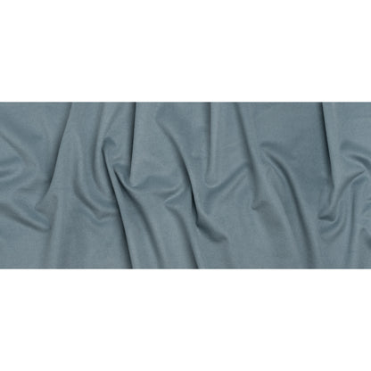 Brushed Lightweight Wool Blend Coating - Light Blue - Ellamar Collection