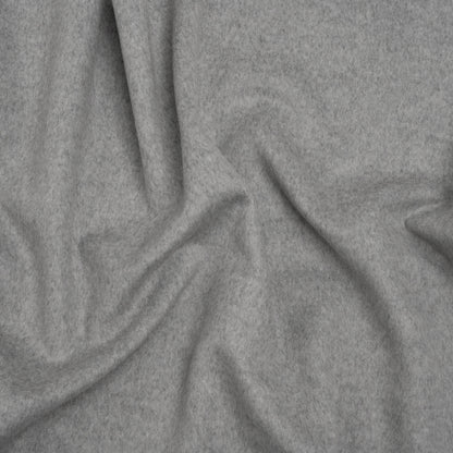 Brushed Wool Blend Coating - Light Gray - Emery Collection