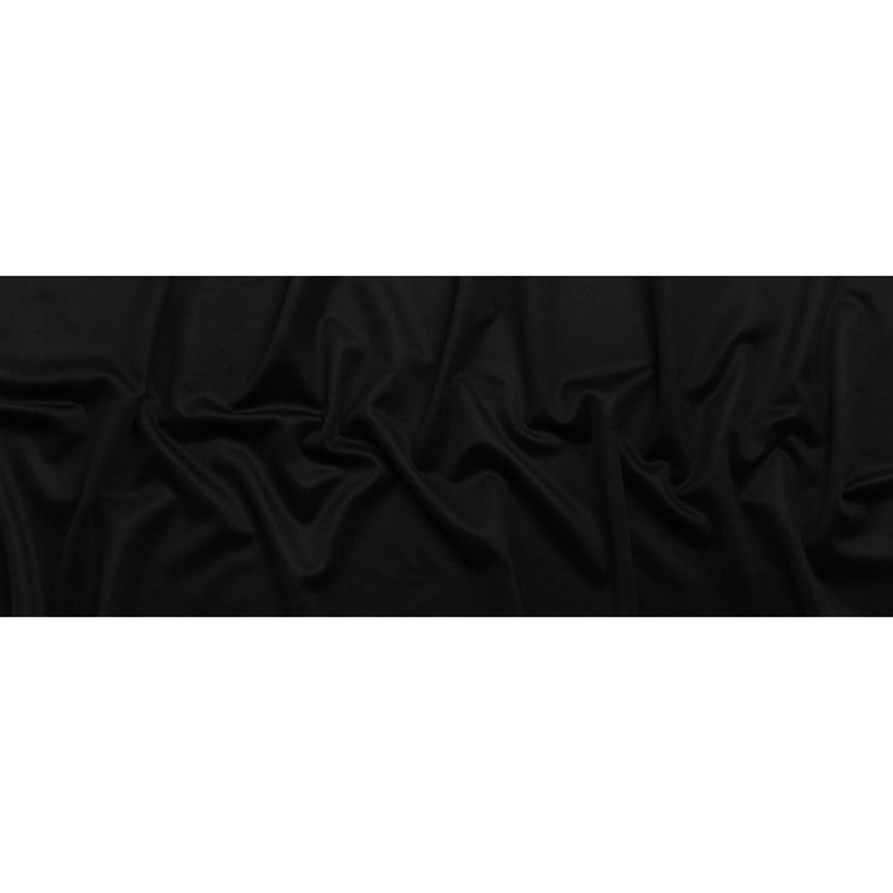 Brushed Wool Blend Coating - Black - Emery Collection