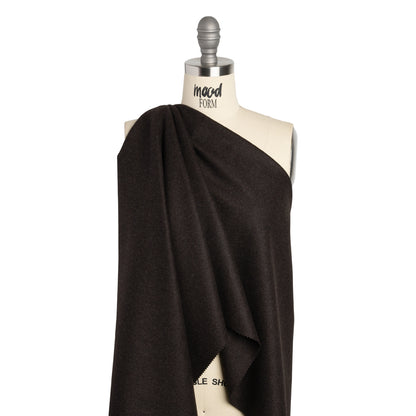 Felted Wool Blend Coating - Brown - Elliot Collection