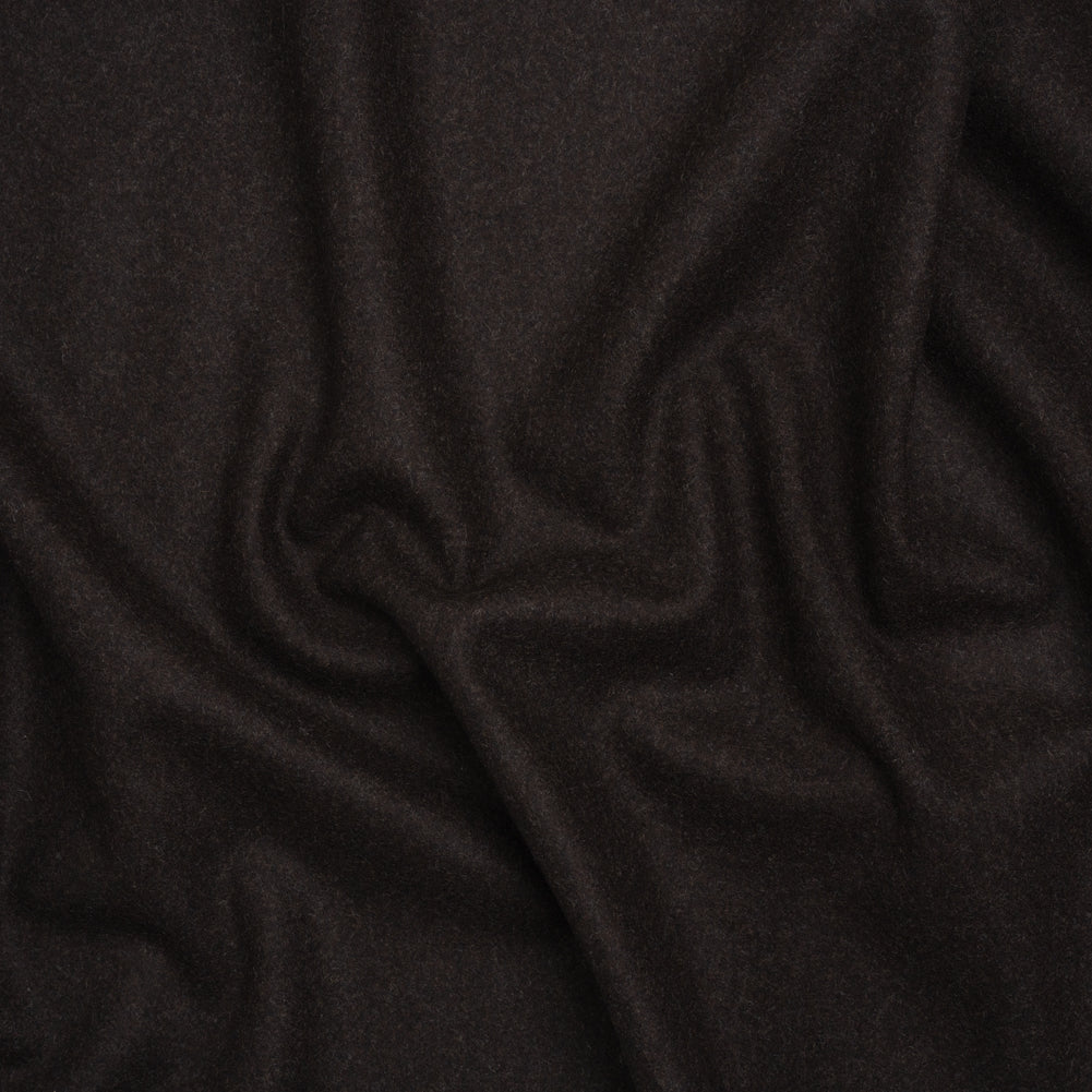 Felted Wool Blend Coating - Brown - Elliot Collection