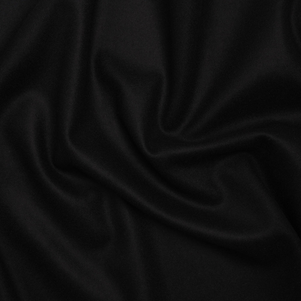 Felted Wool Blend Coating - Black - Elliot Collection