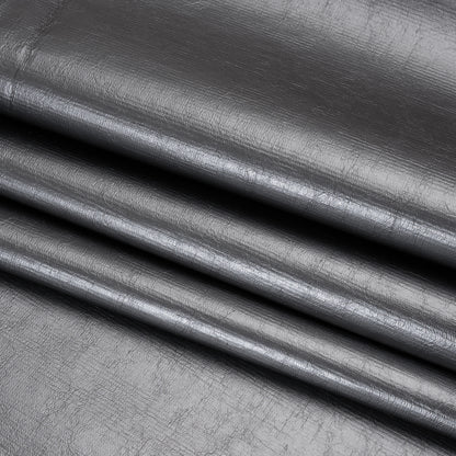 PU Coated Tyvek - Metallic Gunmetal Gray