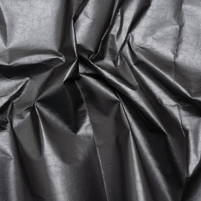 PU Coated Tyvek - Metallic Gunmetal Gray