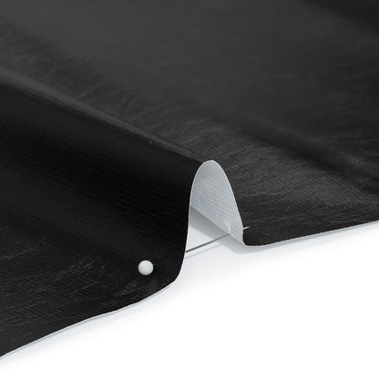 PU Coated Tyvek - Shiny Black
