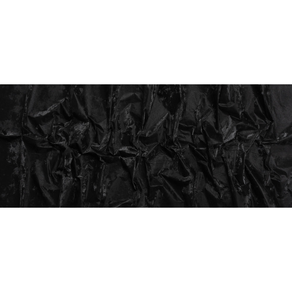 PU Coated Tyvek - Tactile Black Faux Leather Look - Full