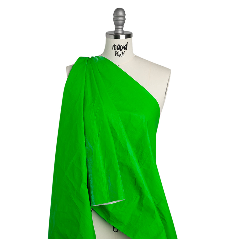 PU Coated Tyvek - Semi-Matte Light Green - Drape
