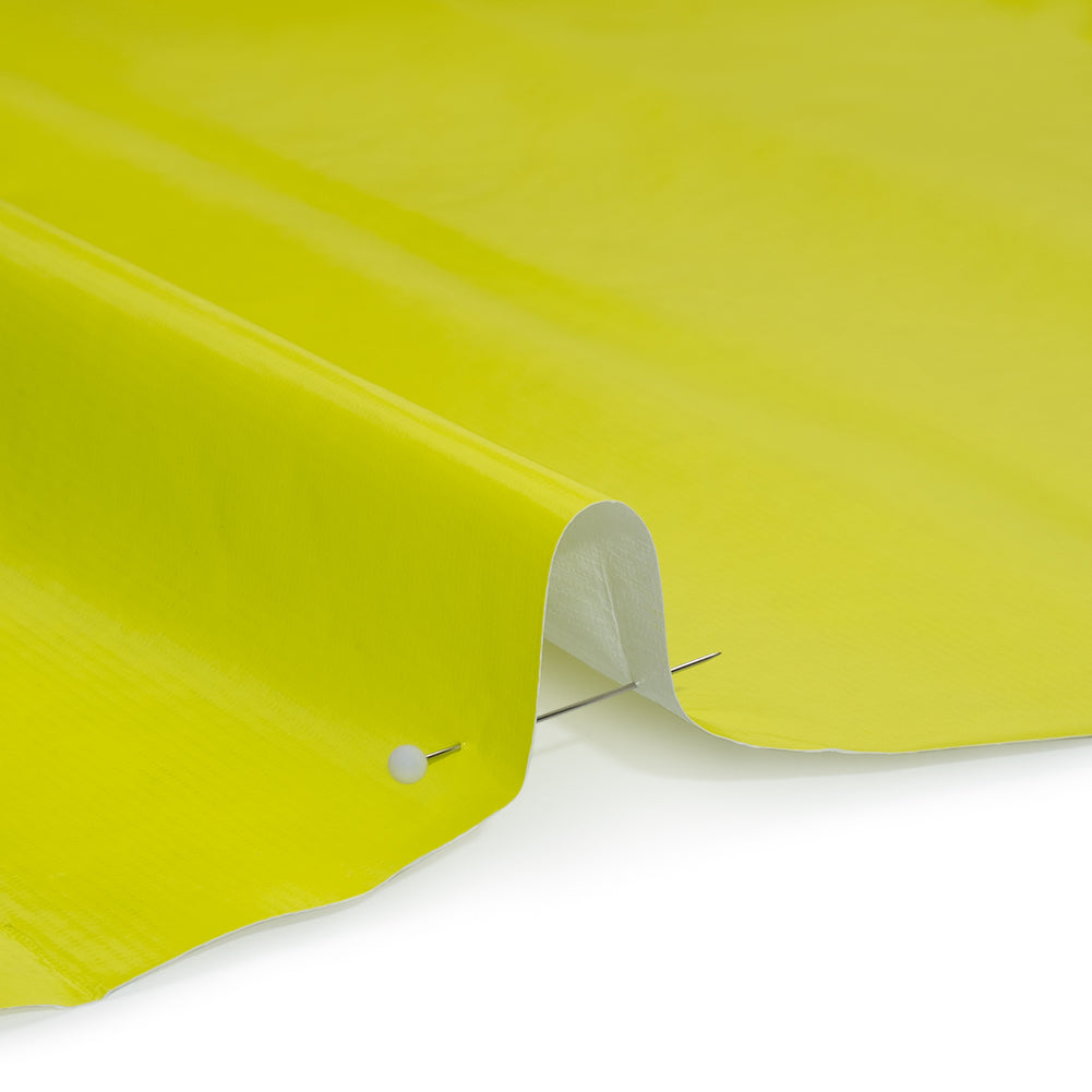 PU Coated Tyvek - Hi-Vis Yellow - Detail