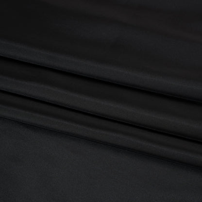 Stretch Polyester Twill Lining - Black - Josephine Collection