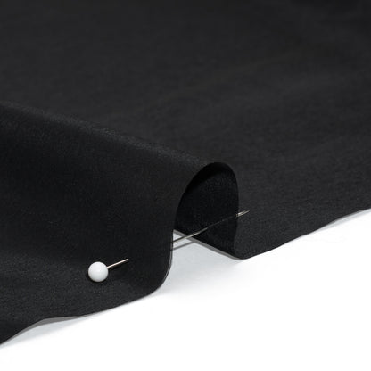 Stretch Polyester Twill Lining - Black - Josephine Collection