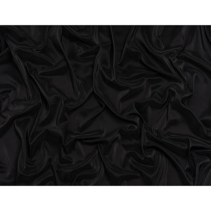 Stretch Polyester Twill Lining - Black - Josephine Collection