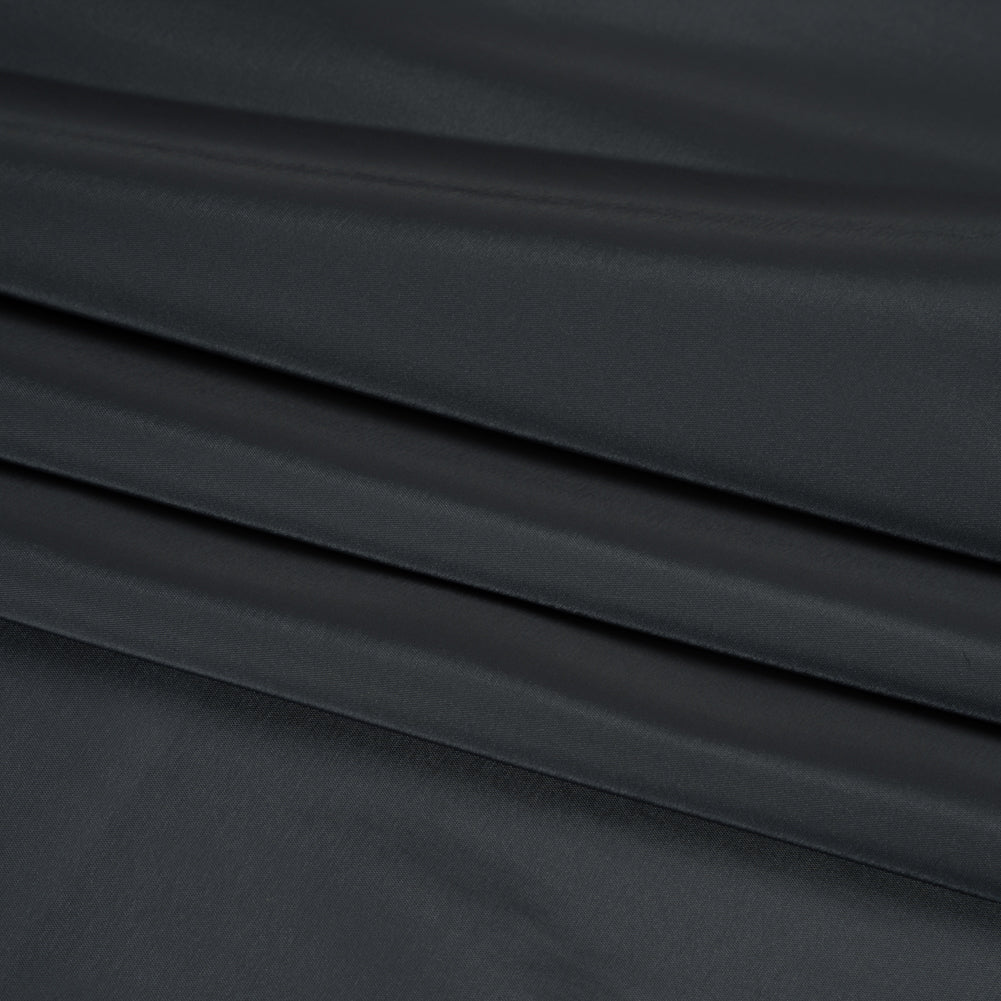 Stretch Polyester Twill Lining - Charcoal - Josephine Collection