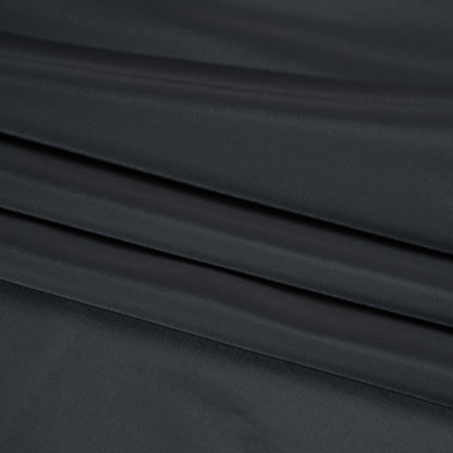 Stretch Polyester Twill Lining - Charcoal - Josephine Collection