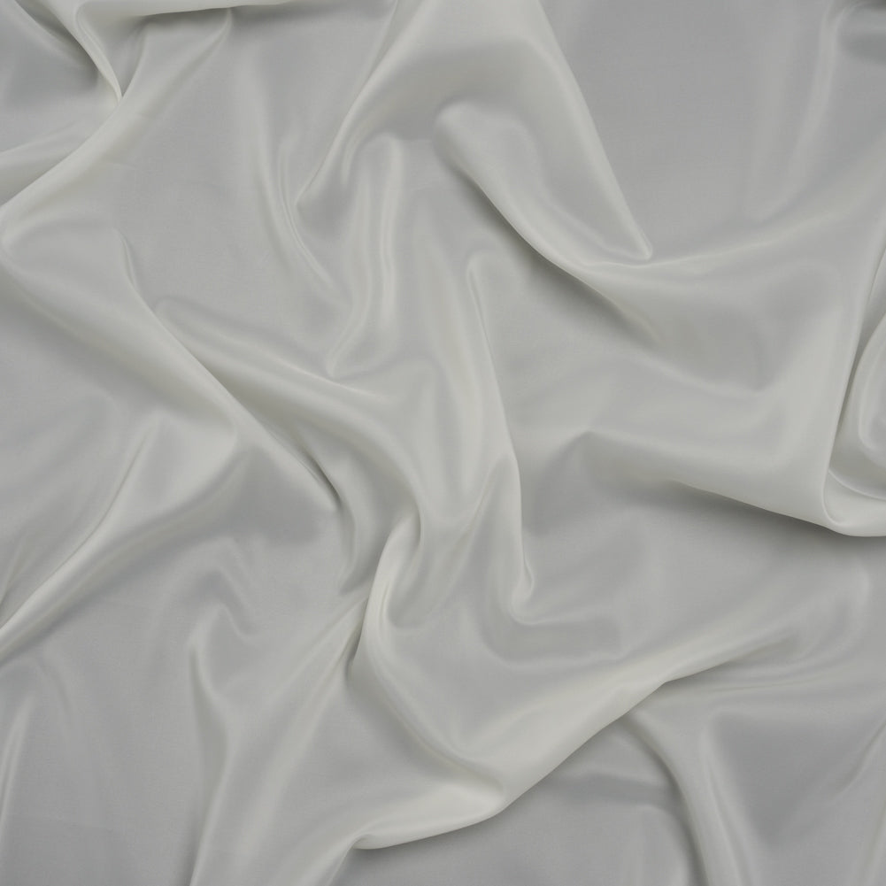 Stretch Polyester Twill Lining - Ivory - Josephine Collection