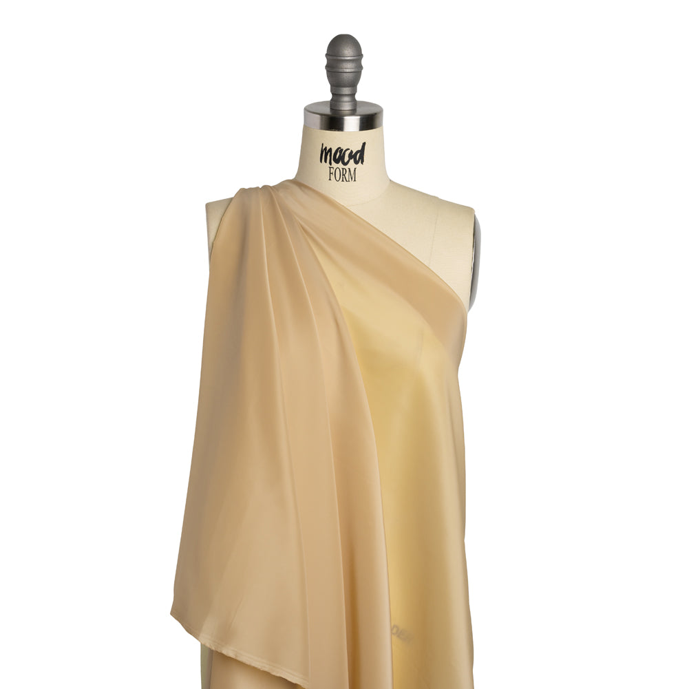 Stretch Polyester Twill Lining - Beige - Josephine Collection