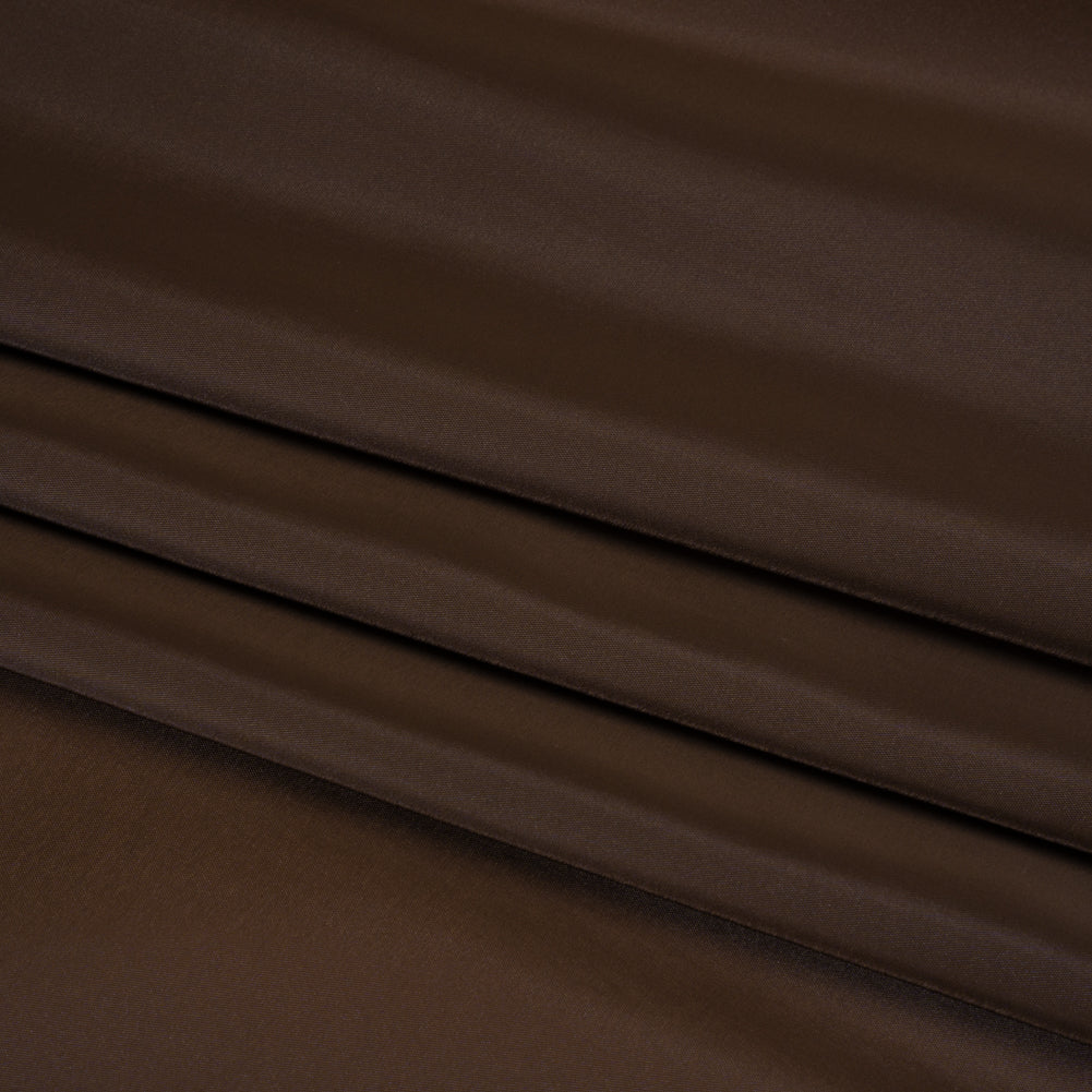 Stretch Polyester Twill Lining - Brown - Josephine Collection