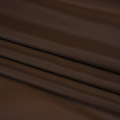Stretch Polyester Twill Lining - Brown - Josephine Collection