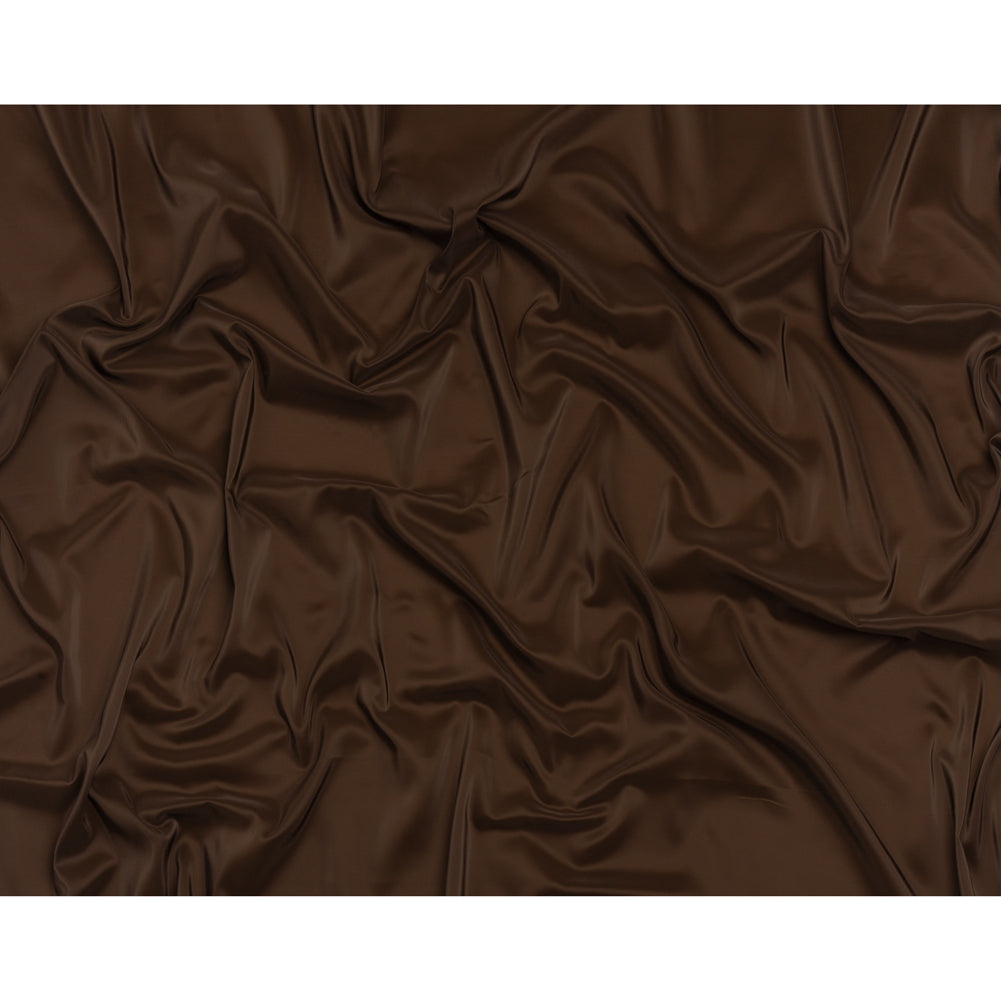 Stretch Polyester Twill Lining - Brown - Josephine Collection