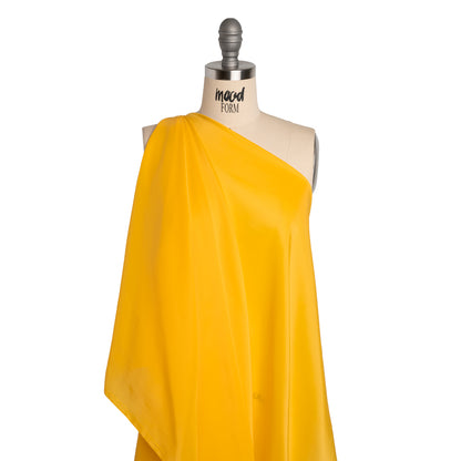 Stretch Polyester Twill Lining - Gamboge - Josephine Collection