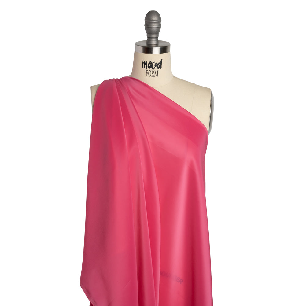 Stretch Polyester Twill Lining - Fuchsia - Josephine Collection
