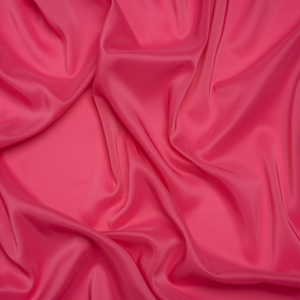 Stretch Polyester Twill Lining - Fuchsia - Josephine Collection