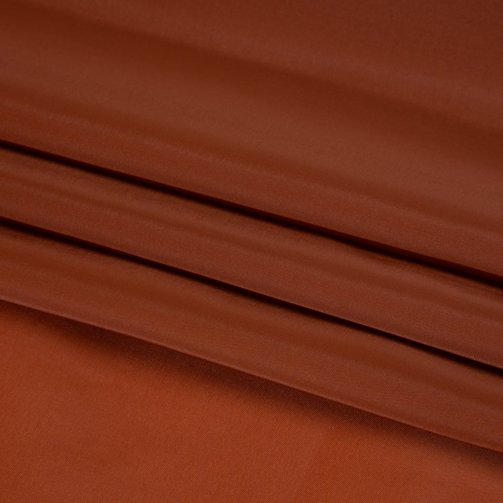 Stretch Polyester Twill Lining - Rust - Josephine Collection