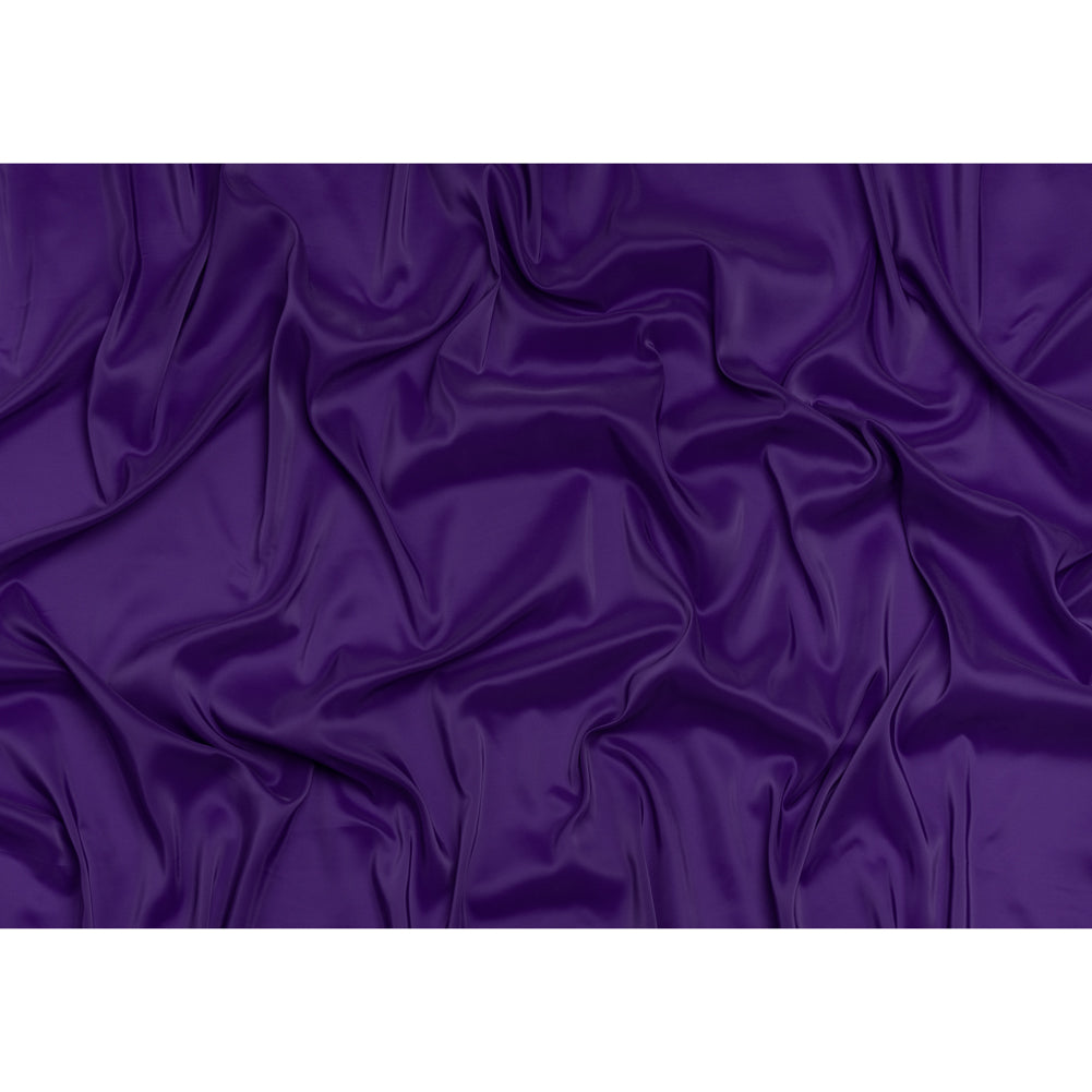 Stretch Polyester Twill Lining - Royal Purple - Josephine Collection