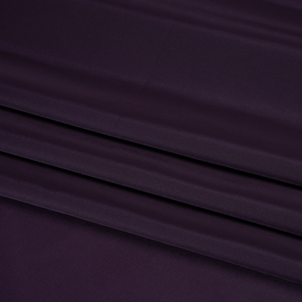 Stretch Polyester Twill Lining - Eggplant - Josephine Collection