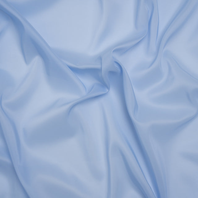 Stretch Polyester Twill Lining - Sky Blue - Josephine Collection