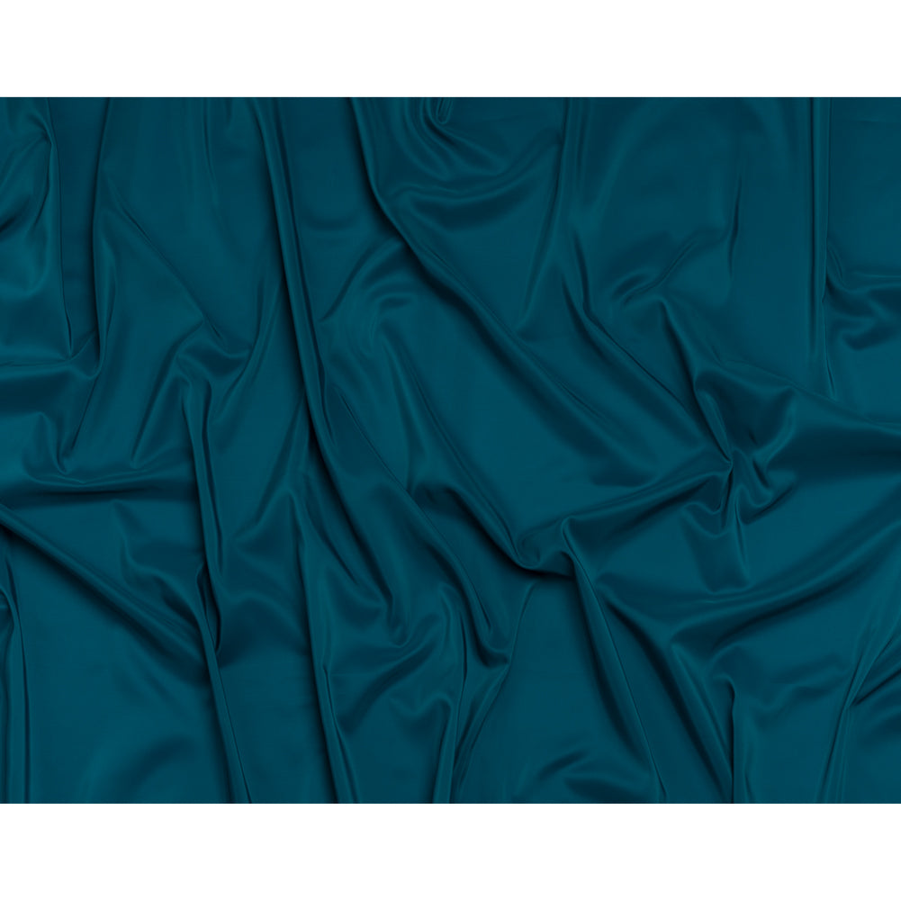 Stretch Polyester Twill Lining - Teal - Josephine Collection