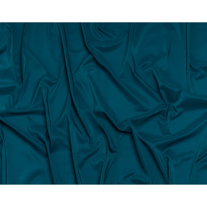 Stretch Polyester Twill Lining - Teal - Josephine Collection