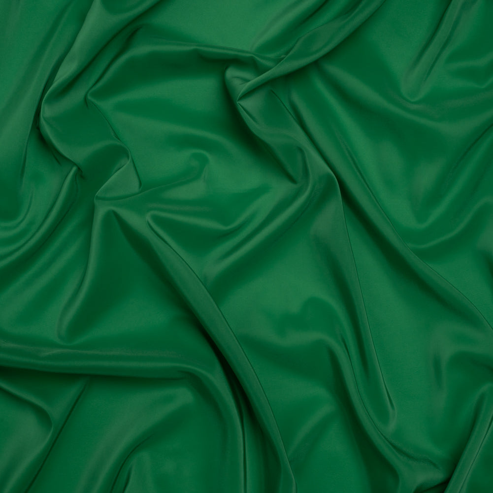 Stretch Polyester Twill Lining - Emerald - Josephine Collection