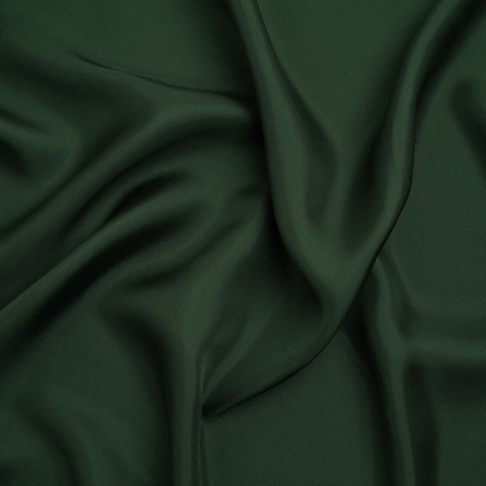 Silk Twill - Pine Green - Deadstock