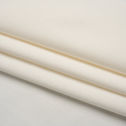 Stretch Cotton and Tencel Twill - Off White - Deadstock