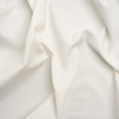 Stretch Cotton and Tencel Twill - Off White - Deadstock