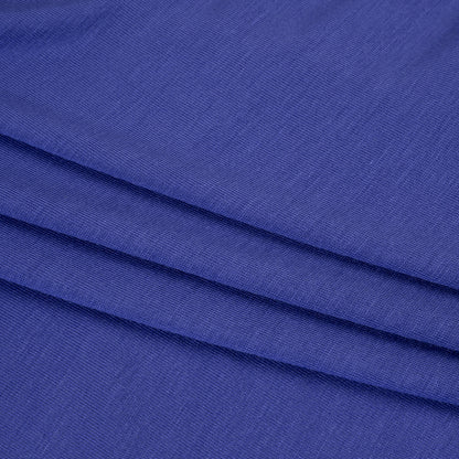 Stretch Rayon Jersey - Deep Periwinkle Blue - Deadstock