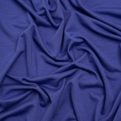 Stretch Rayon Jersey - Deep Periwinkle Blue - Deadstock