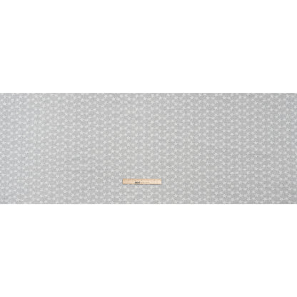 Embroidered Eyelet Cotton Voile - White Daisy Chains - Naomi Collection