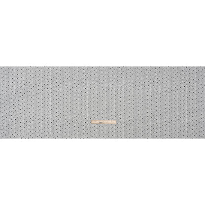 Embroidered Eyelet Cotton Voile - White Leafy Vines - Naomi Collection