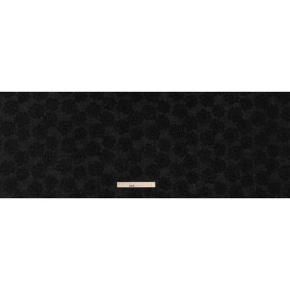 Embroidered Eyelet Cotton Voile - Black Big Tossed Flowers - Naomi Collection