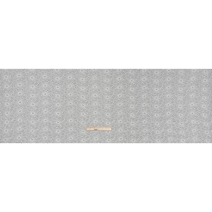 Embroidered Eyelet Cotton Voile - White All-Over Flowers - Naomi Collection