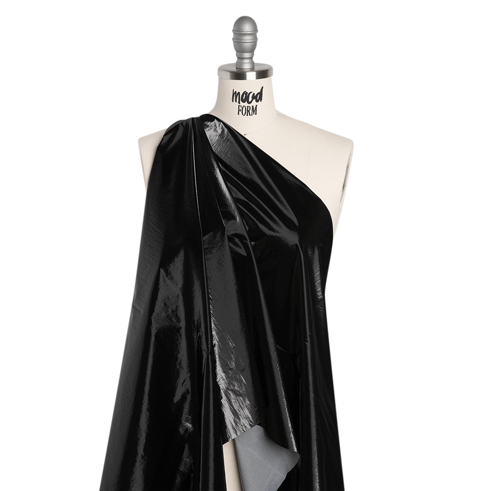 Faux Tyvek - Black - Greta Collection - Drape