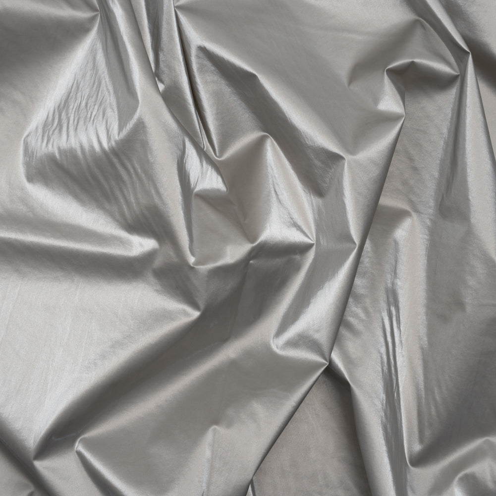 Faux Tyvek - Metallic Silver - Greta Collection
