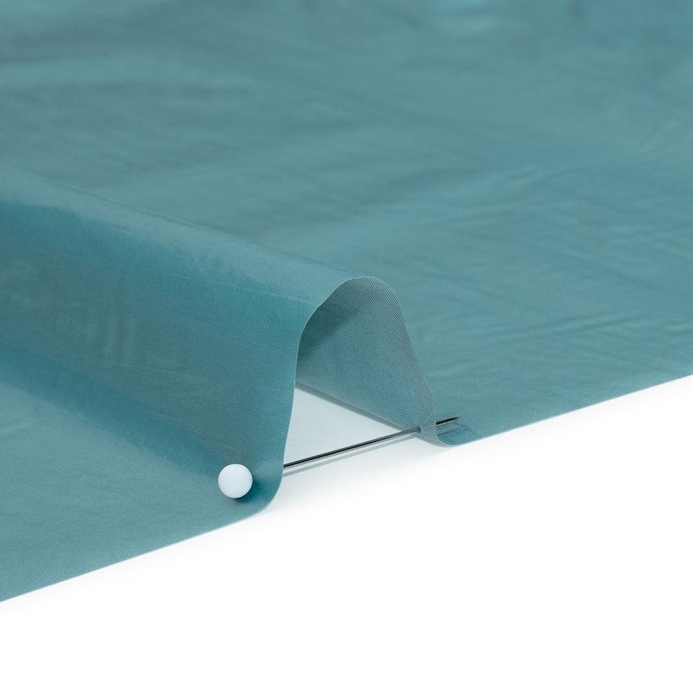 Faux Tyvek - Metallic Aqua - Greta Collection